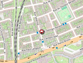 Carte de Ondet Violette à Tours