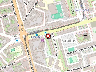 Carte de El Paso à Tours