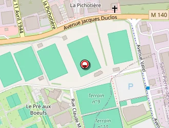 Carte de Lycée Des Métiers De L'electricité Henri Becquerel à Tours