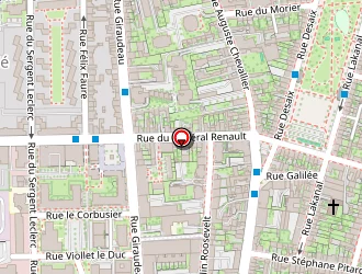 Carte de Croix Rouge Francaise à Tours