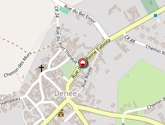 Carte de Pinier Claudine à Denée