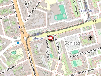 Carte de Espace Grammont à Tours