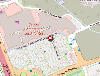 Carte de Etam Lingerie à Saint-pierre-des-corps