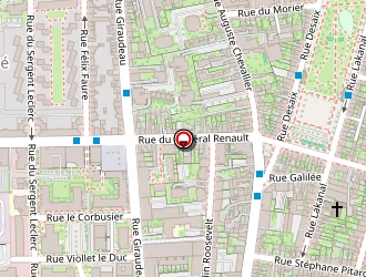 Carte de Le B à Tours