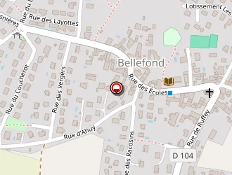 Carte de Granjon Noël à Bellefond