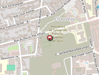 Carte de Marie Nébut à Tours