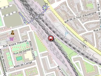 Carte de Institut De Beauté Camelia à Tours