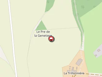 Carte de Baudoux Nicolas à Millançay