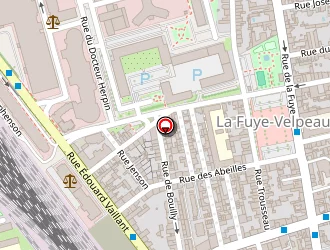 Carte de Ibis Budget à Tours