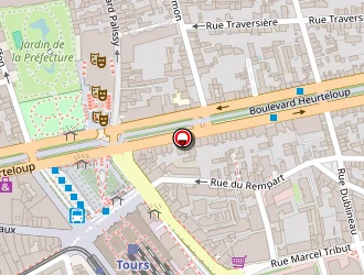 Carte de Relais H (snc) à Tours