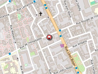 Carte de Fraps Centre à Tours