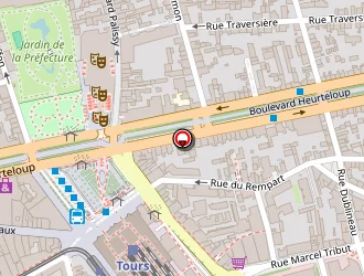 Carte de Nouvelles Frontières à Tours