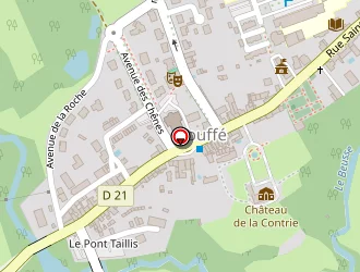 Carte de La Poste à Couffé