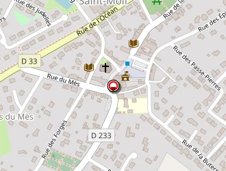 Carte de Ecole Saint-françois à Saint-molf