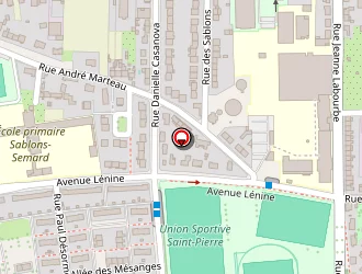 Carte de Union Sportive Athletis à Saint-pierre-des-corps