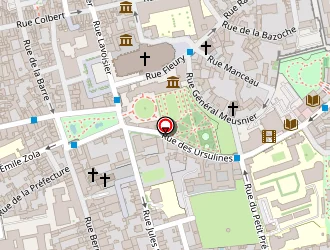 Carte de Jardin Bleu à Tours