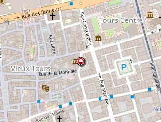 Carte de L Espace Du Luxe à Tours