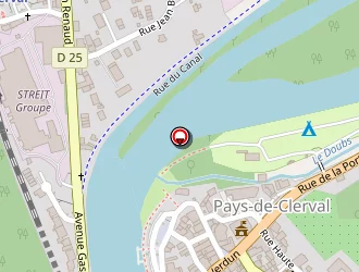 Carte de Déchetterie De Clerval à Clerval