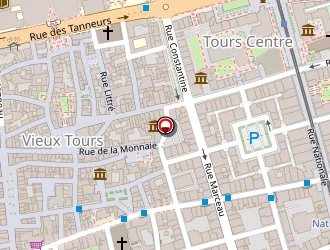 Carte de Librairie Ghimel à Tours