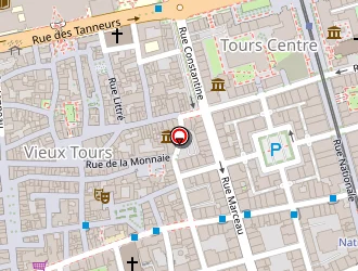 Carte de Inazzio à Tours