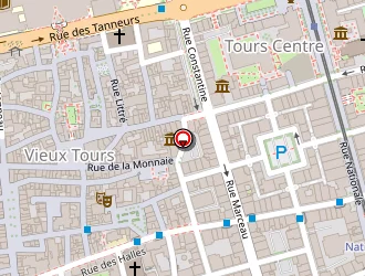 Carte de Pharmacie Du Centre à Tours