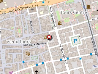 Carte de Albertina à Tours