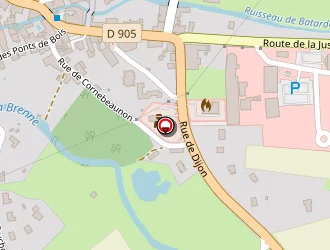 Carte de Marbrerie Parizot à Vitteaux