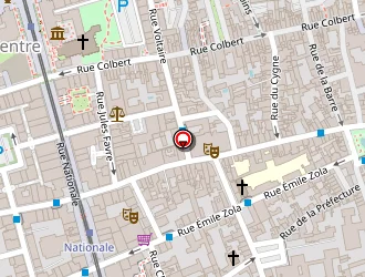 Carte de Just'bio à Tours