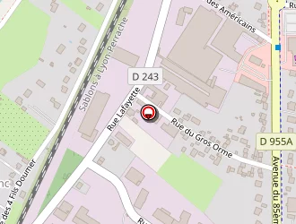 Carte de Centre Electrique Entreprise Val De Loire à Cosne-cours-sur-loire