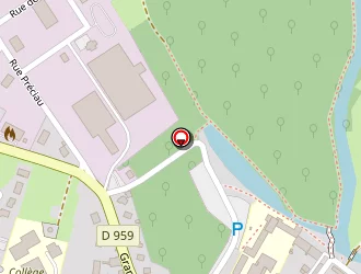 Carte de Ecole Elémentaire à Mirebeau