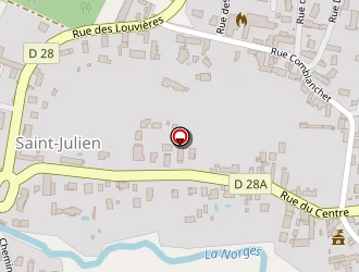 Carte de La Poste à Saint-julien