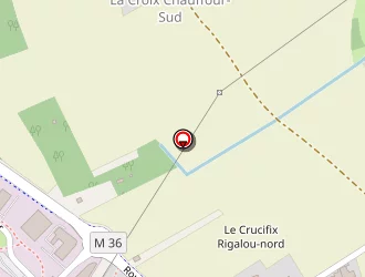 Carte de Les Roches Gourmandes à Fondettes