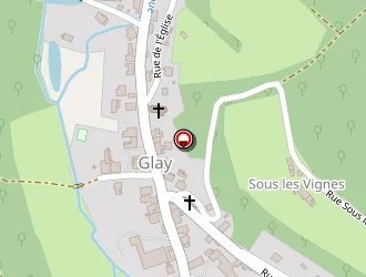 Carte de Plan D'eau Du Moulin à Glay