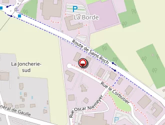 Carte de Jardinerie Delbard à Fondettes