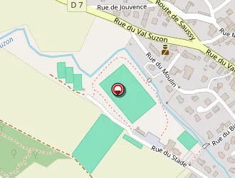 Carte de Complexe Sportif à Messigny-et-vantoux