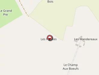 Carte de Bouton à Subligny