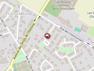 Carte de Duchenne Danielle à Fondettes