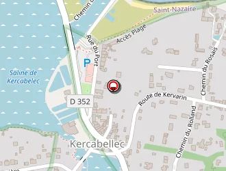 Carte de Fontaine Jacques à Mesquer