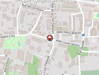 Carte de Clinique Velpeau à Tours