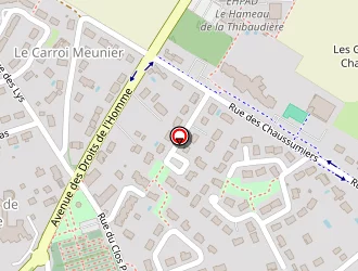 Carte de Brousse Béatrice à Fondettes