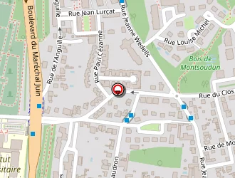 Carte de Garage David Claude à Tours