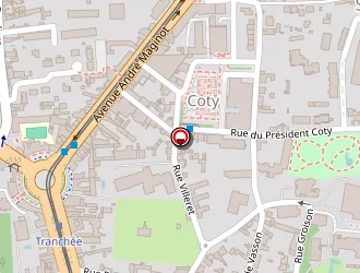 Carte de Clinique Du Savatier à Tours