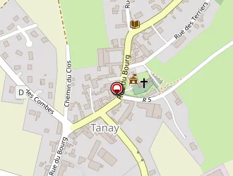 Carte de Bresson à Tanay