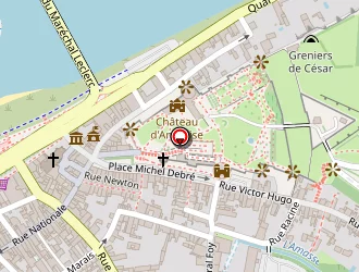 Carte de Restaurants Du Coeur à Amboise