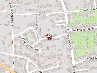 Carte de La Croix D'or à Tours