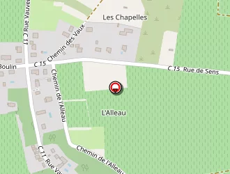 Carte de Bonnie Alexandre à Rochecorbon