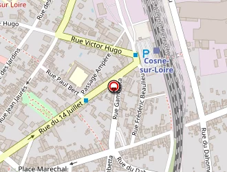 Carte de Cosnelec à Cosne-cours-sur-loire