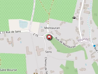 Carte de Bernardi Benoît à Rochecorbon