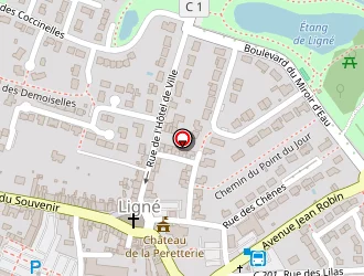 Carte de Kamélion Couture à Ligné