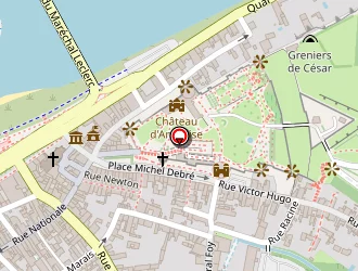 Carte de Centre De Beauté Yves Rocher à Amboise